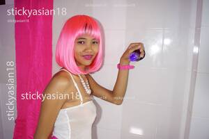 V1C Cherry does her bathroom exercises everynight thumbnail 1