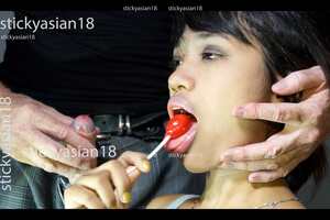 V 24 PART 1 of 2 18 Minutes /New Close Up Angle of v 15. My Favourite: "So Sweet Dee shows how much she loves cock and lolli" thumbnail 1